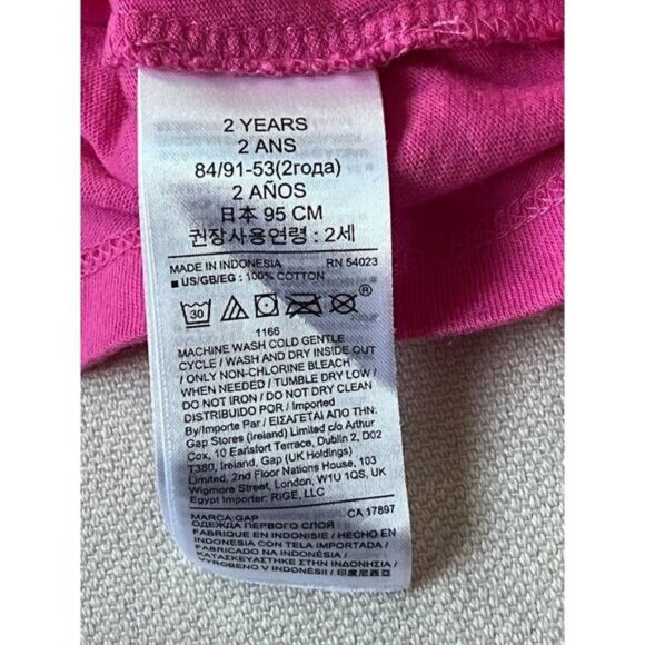 Baby Gap "Always Got Your Back" Long Sleeve Tee Shirt Size 2 - Picture 5 of 6